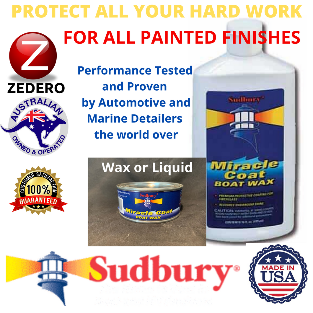 MIRACLE COAT - SEAL TOP COAT PROTECT Polish AUTO Car MARINE Wax