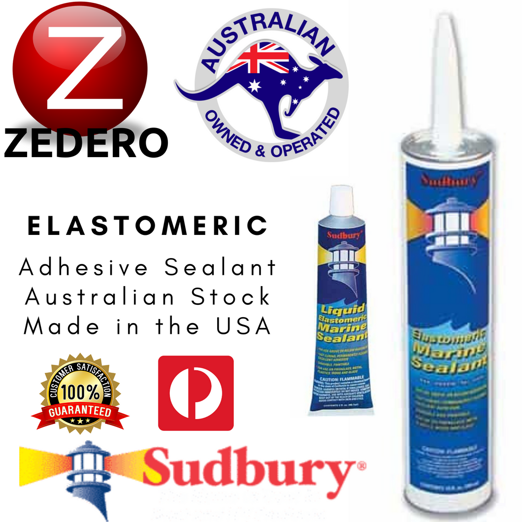 ELASTOMERIC Multi Purpose Adhesive Sealant Glue Sealer Repair Paintable Flexible 88ml tube